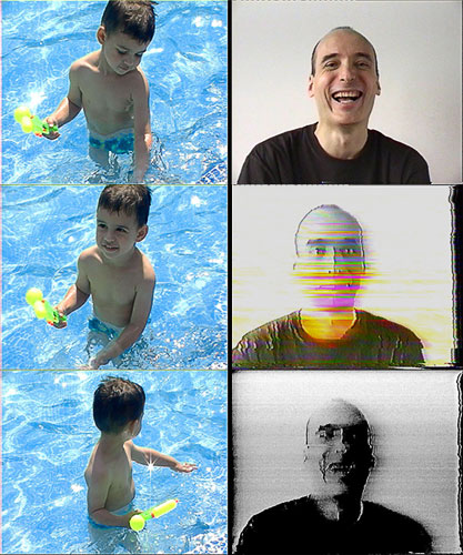 Aleksandar Kujucev art photography - A Moment of Happiness - frames from the two videos